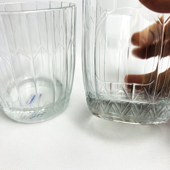 Vintage Whiskey Glasses Von Pok Cocktail Liquor Barware Made in Italy 2 pcs - Picture 3 of 8